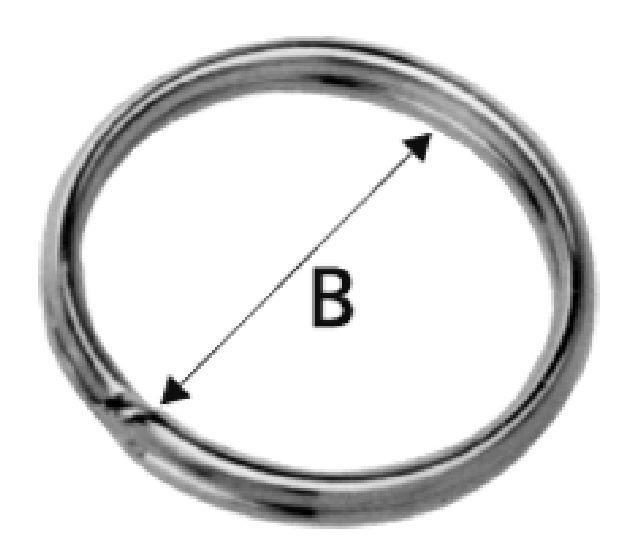 100 SCHLÜSSELRINGE 28/30 mm STAHL GEHÄRTET Top Qualität 