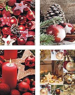 12 Geschenktaschen medium,Geschenktüten Weihnachten, 4 Motive Weihnachtsmann NEU 