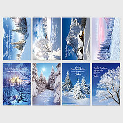 Grusskarten mit Kuvert  sk 4151 50 NEUE Weihnachtskarten 